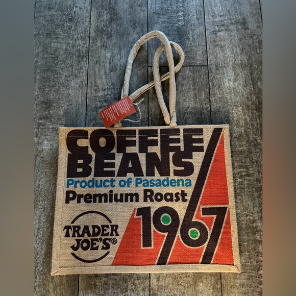 Multicolor Jute Tote Bag - Picture 3 of 6